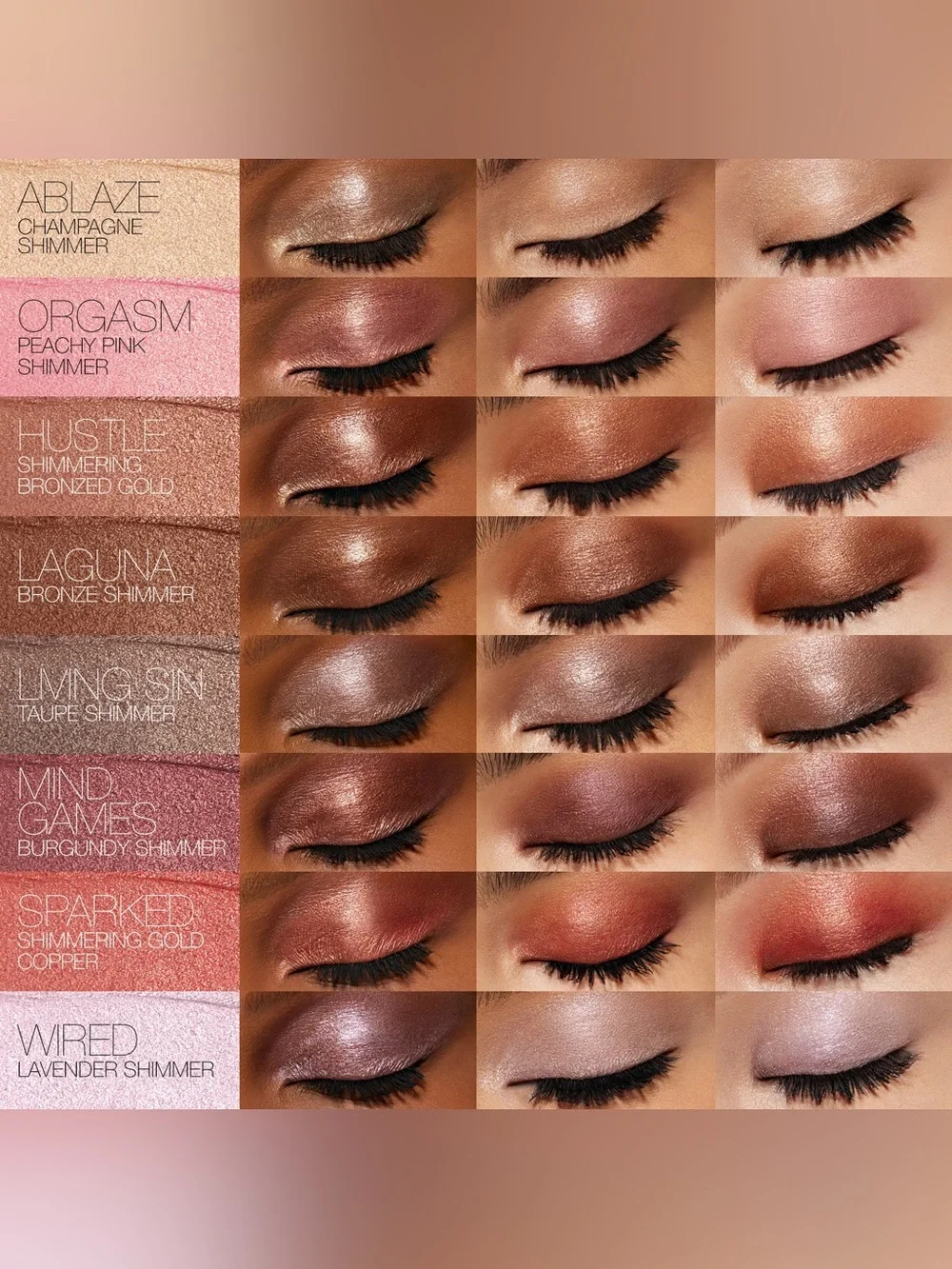 NARS swipe shade